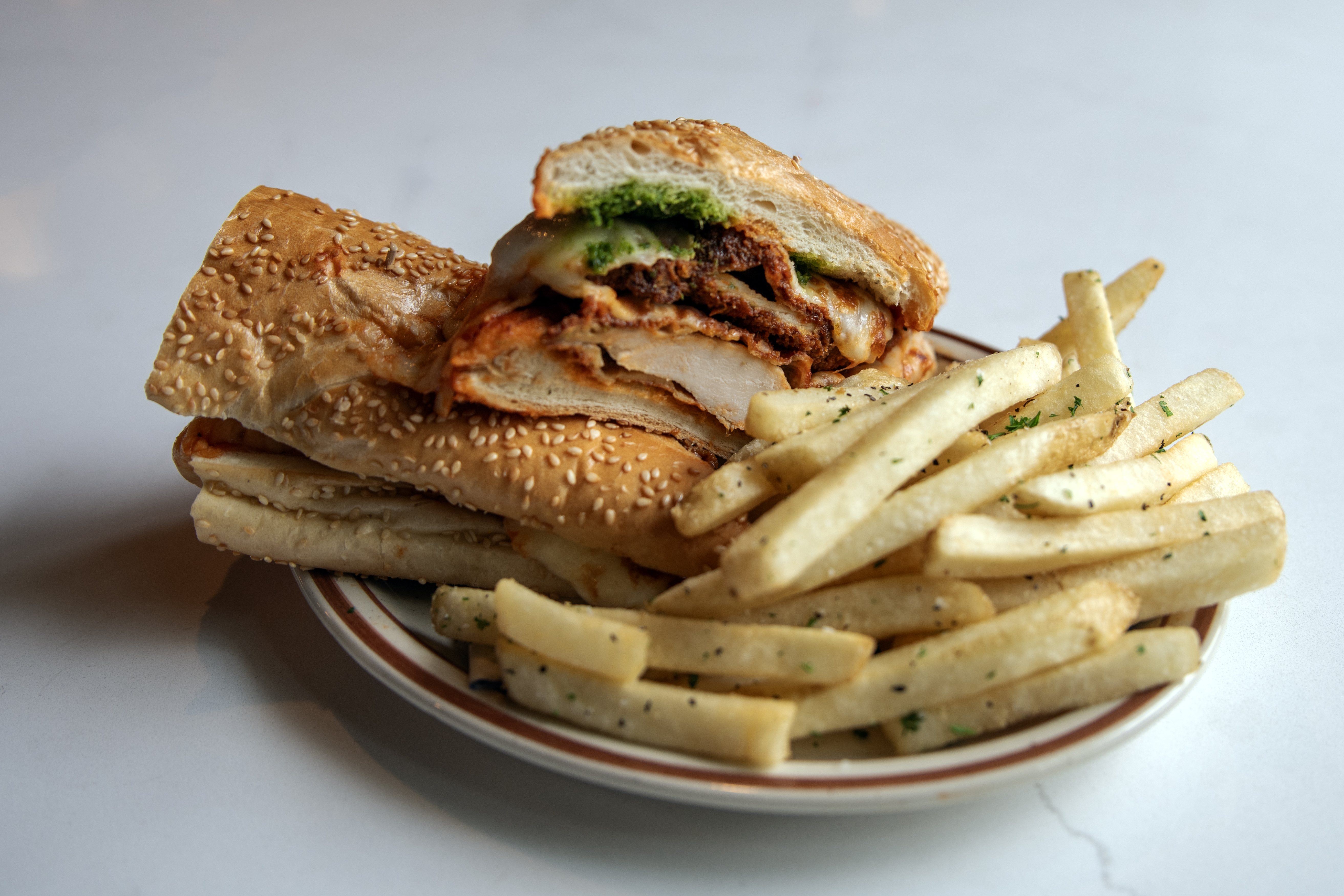 Chicken Parmy Sandwich